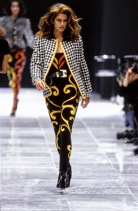 vintage versace runway.